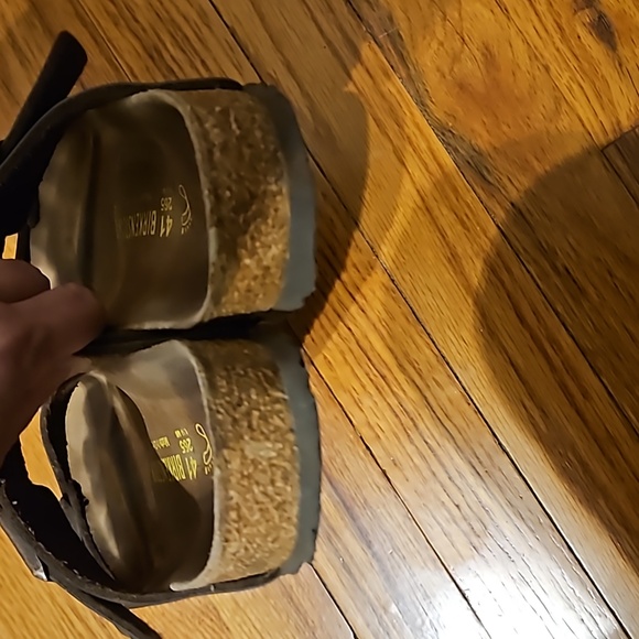 Birkenstock sandals womens size 10 men 8 brown leather still in great shape - Picture 3 of 7